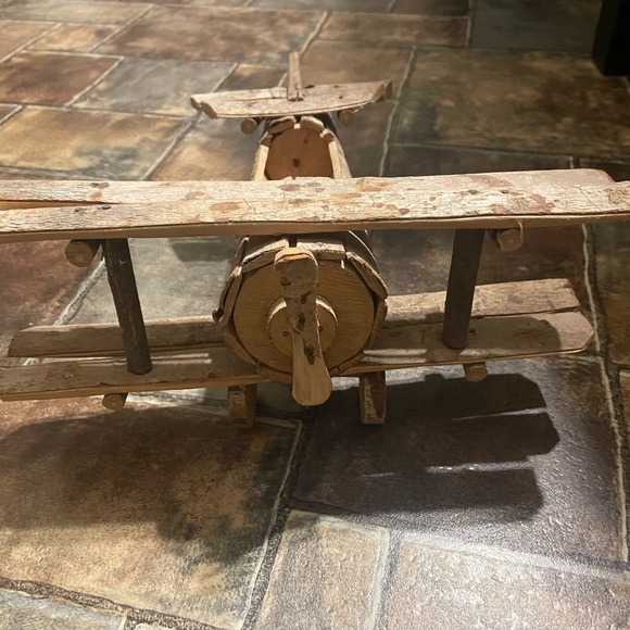 Vintage artibetter plane made of tree limbs - Picture 8 of 10